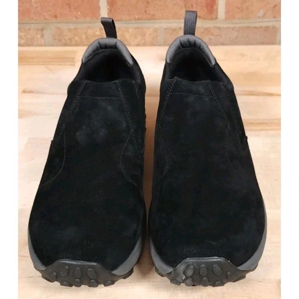 Merrell J91701‎ Jungle Moc AC Slip On Shoes Black Suede Size 13 Sneakers